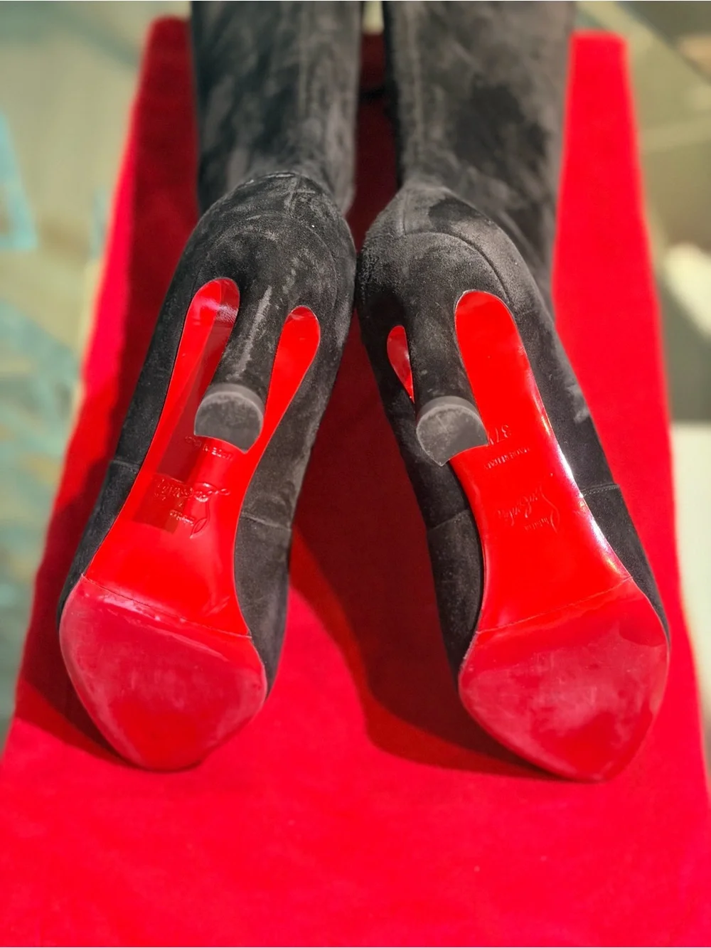 Christian Louboutin sleek over